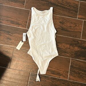 Aritzia Babaton Arial Bodysuit in White
